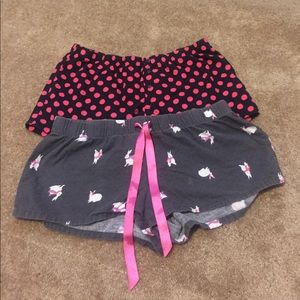 Bundle: Xhilaration fleece pj shorts