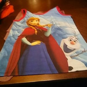 Frozen caped pajama top