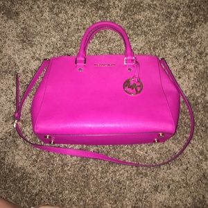 Michael Kors Raspberry Sutton Bag