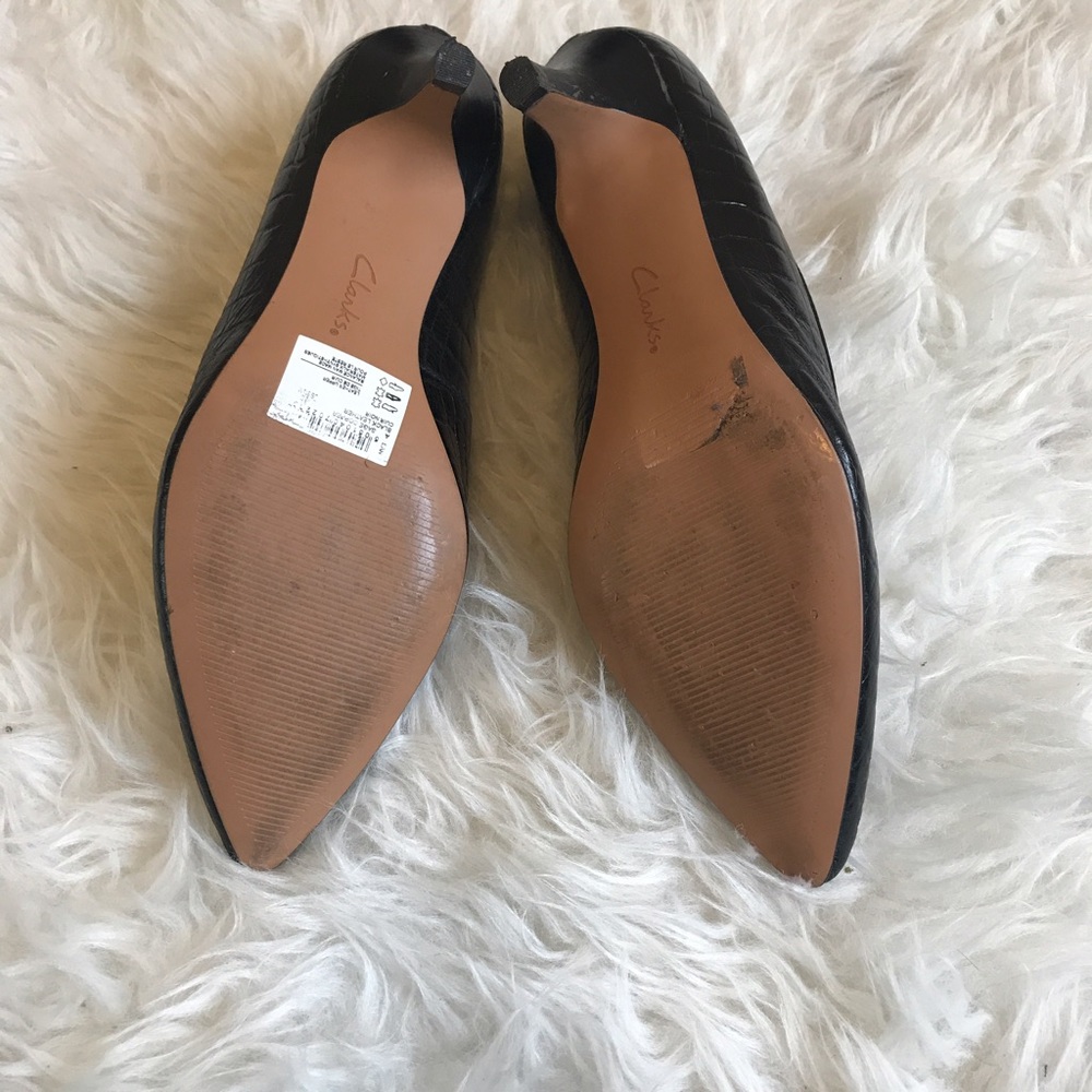 Clark's Sage Copper Crocodile Leather Pump - Picture 5 of 8