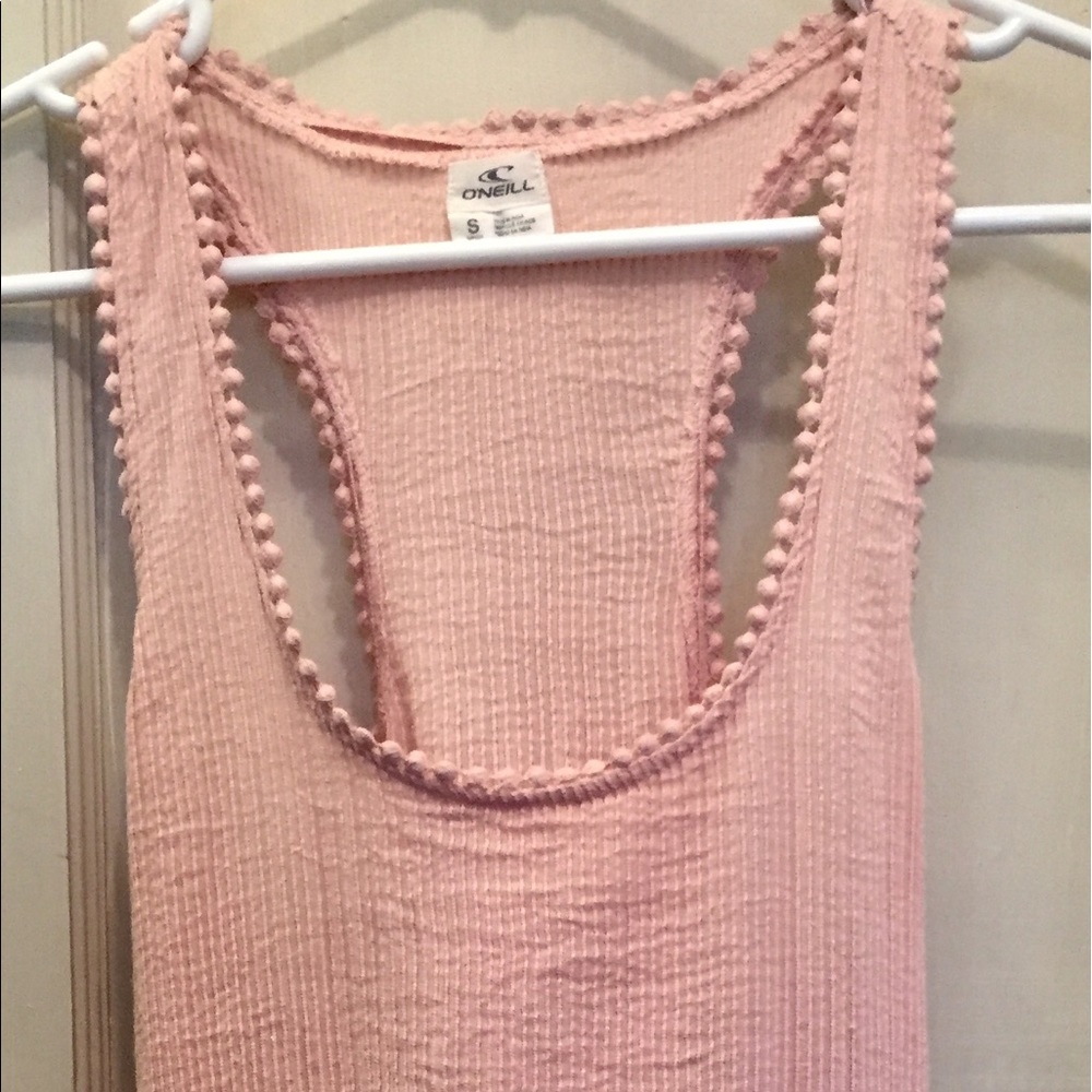 O'Neill light pink racer back tank