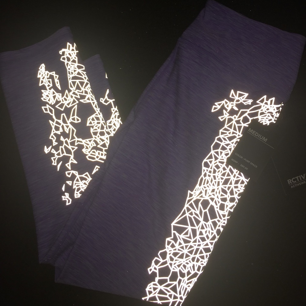 Reflective purple leggings PRICE DROP again!
