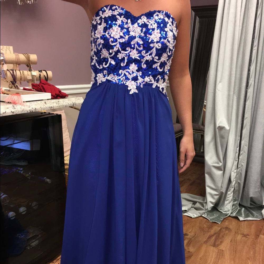 Blue Prom Dress