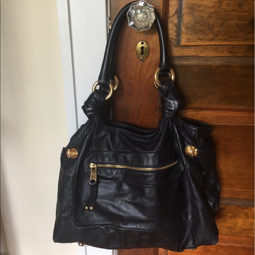 Marc Jacobs Mercer Satchel in Navy