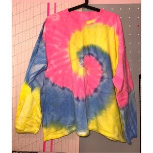 Oversized Tie Dye Pullover