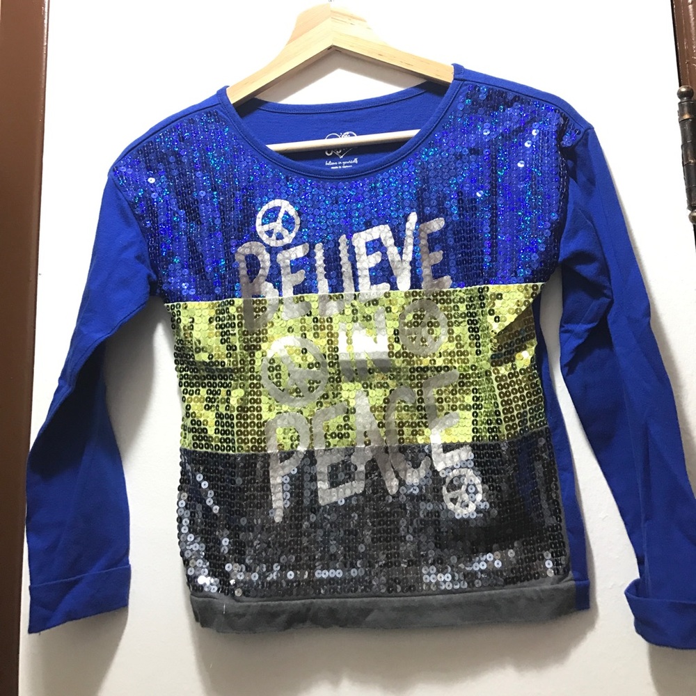 Long sleeve Justice top
