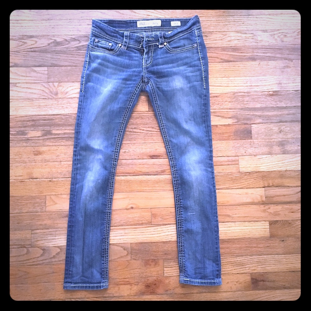Perfect straight leg medium wash jeans from Buckle