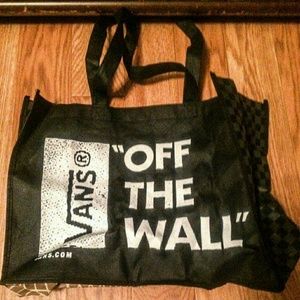 vans off the wall tote bag