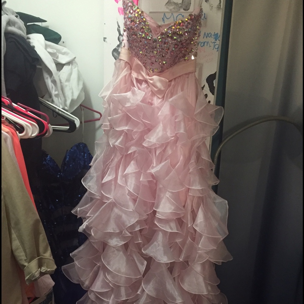 Floor length Sherri Hill prom dress