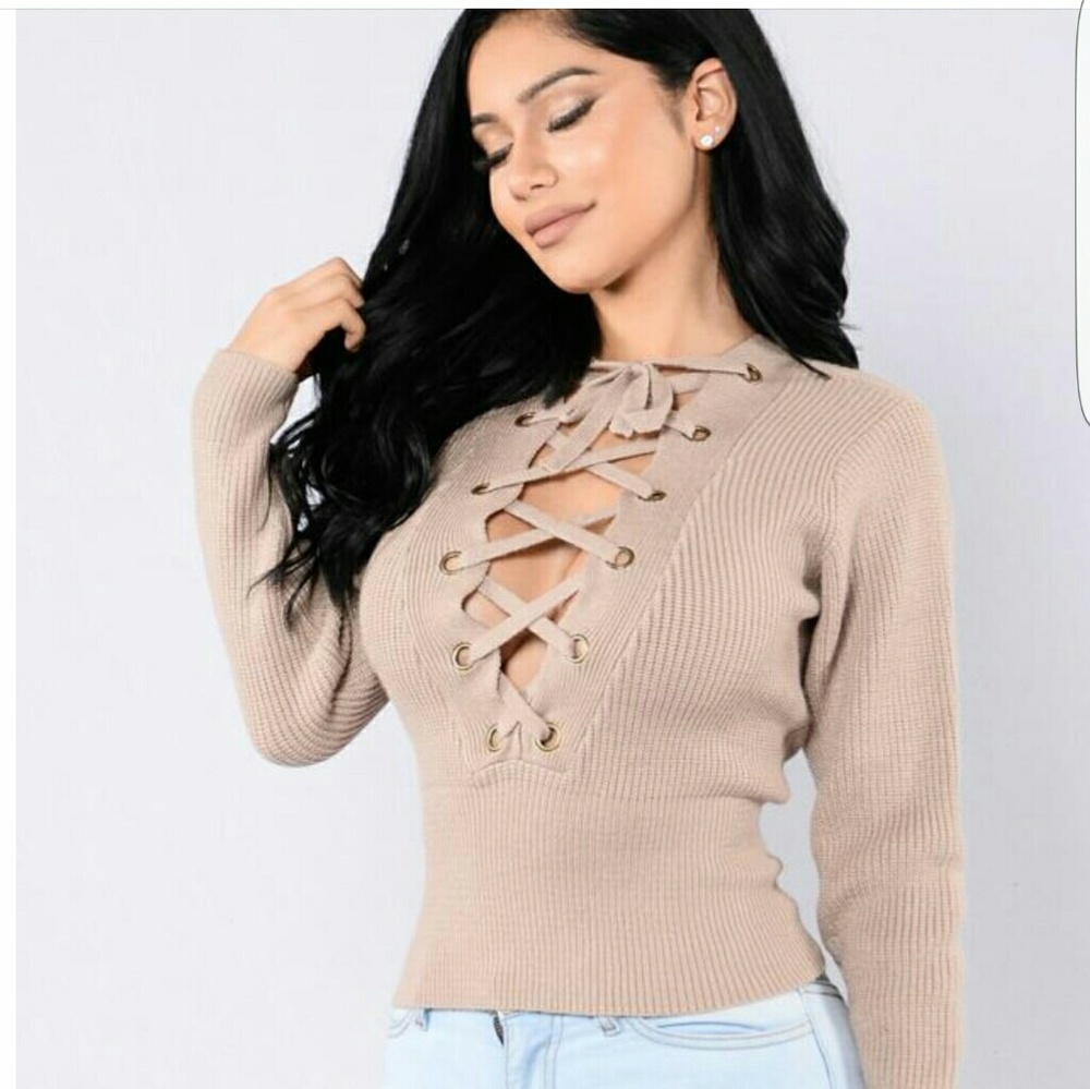 Crop sweater