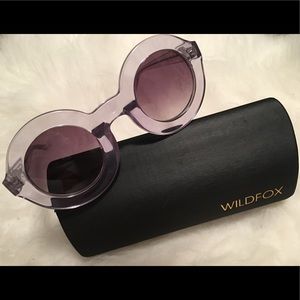 Wildfox Clear Twiggy Sunglasses