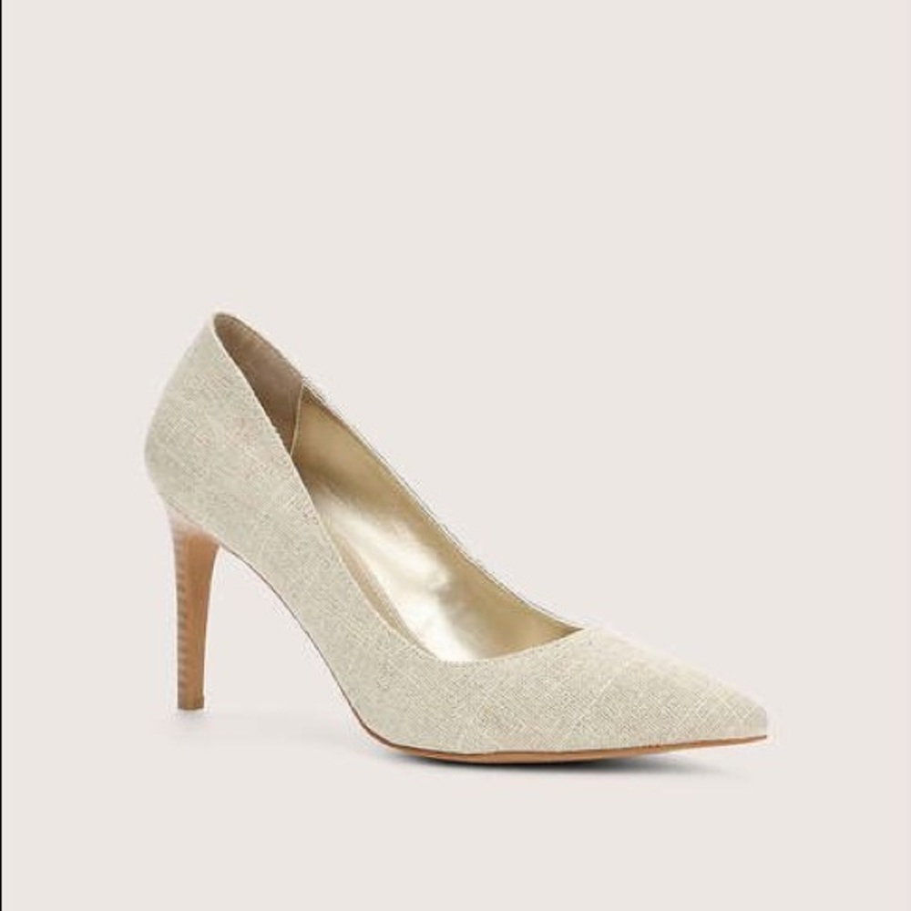 Ann Taylor Loft Linen Modern Pumps, size 6.