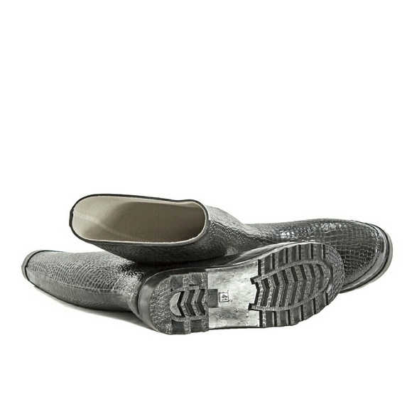 Women Tall Rainboots, #1415, Croco - Picture 4 of 4