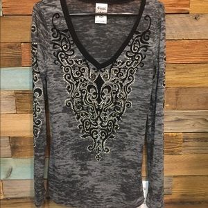 BLING long sleeve shirt!!
