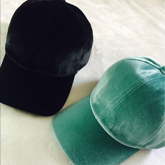 Black Velvet Baseball Cap - Picture 4 of 6