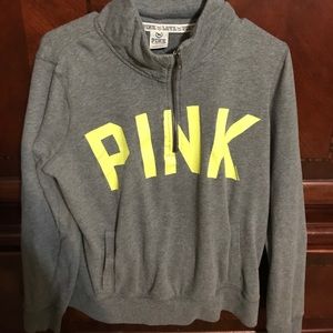 Pink Quarter zip