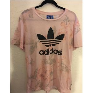 Floral Adidas shirt