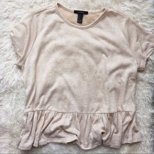 F21 peplum top