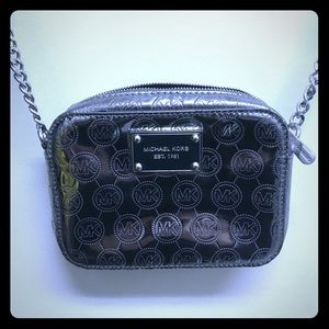 Michael Kors silver cross body