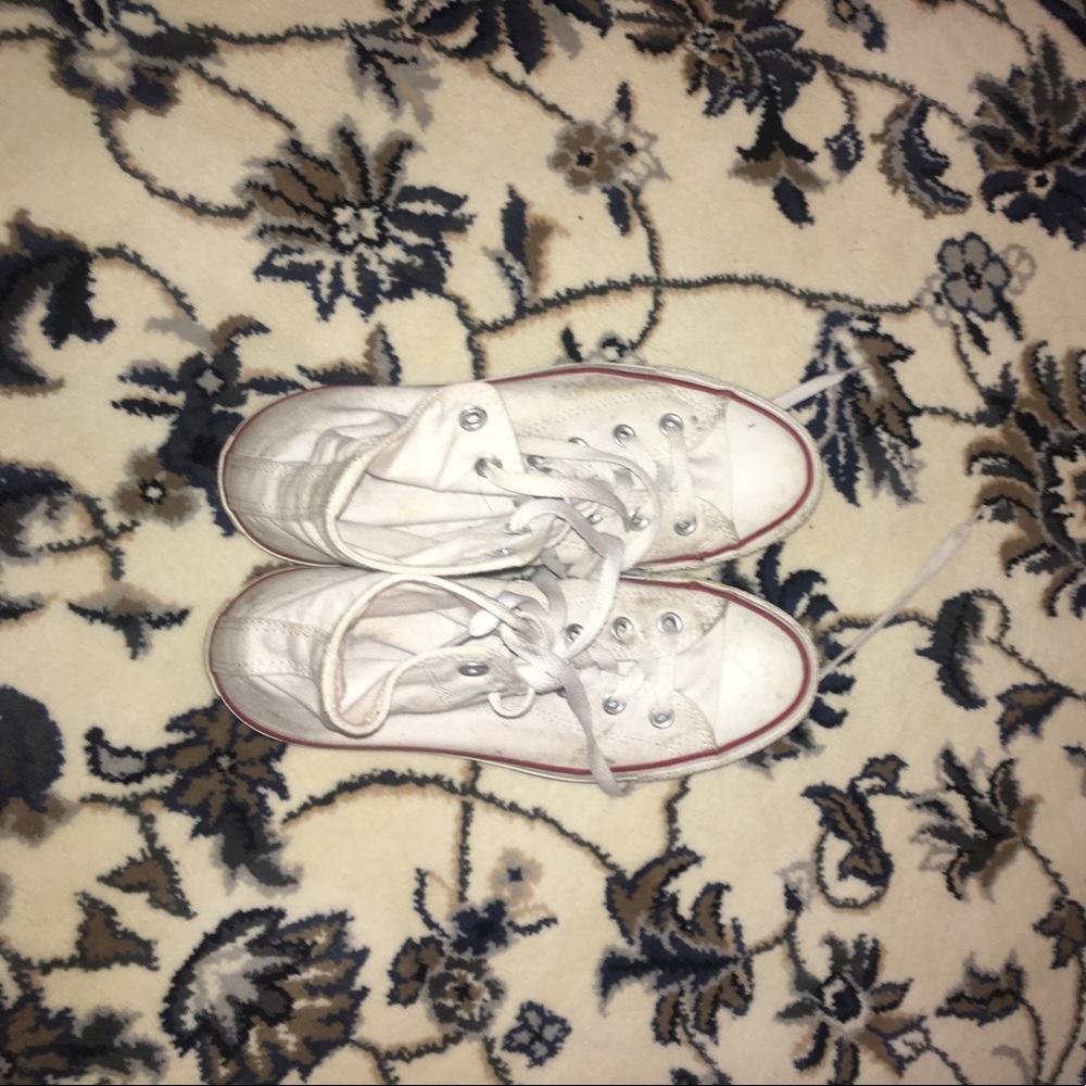 White high top converse
