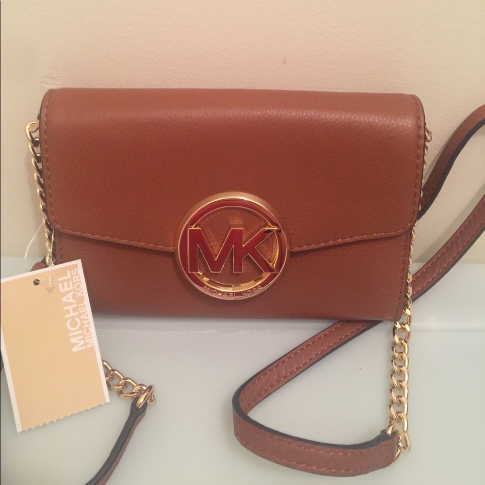 Authentic Michael Kors crossbody/wallet bag