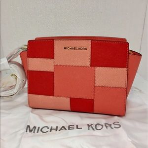 Michael kors medium Selma patchwork design