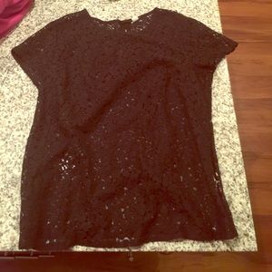 Old navy black lace top