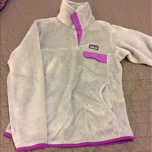 Half off Patagonia gray women's fleece