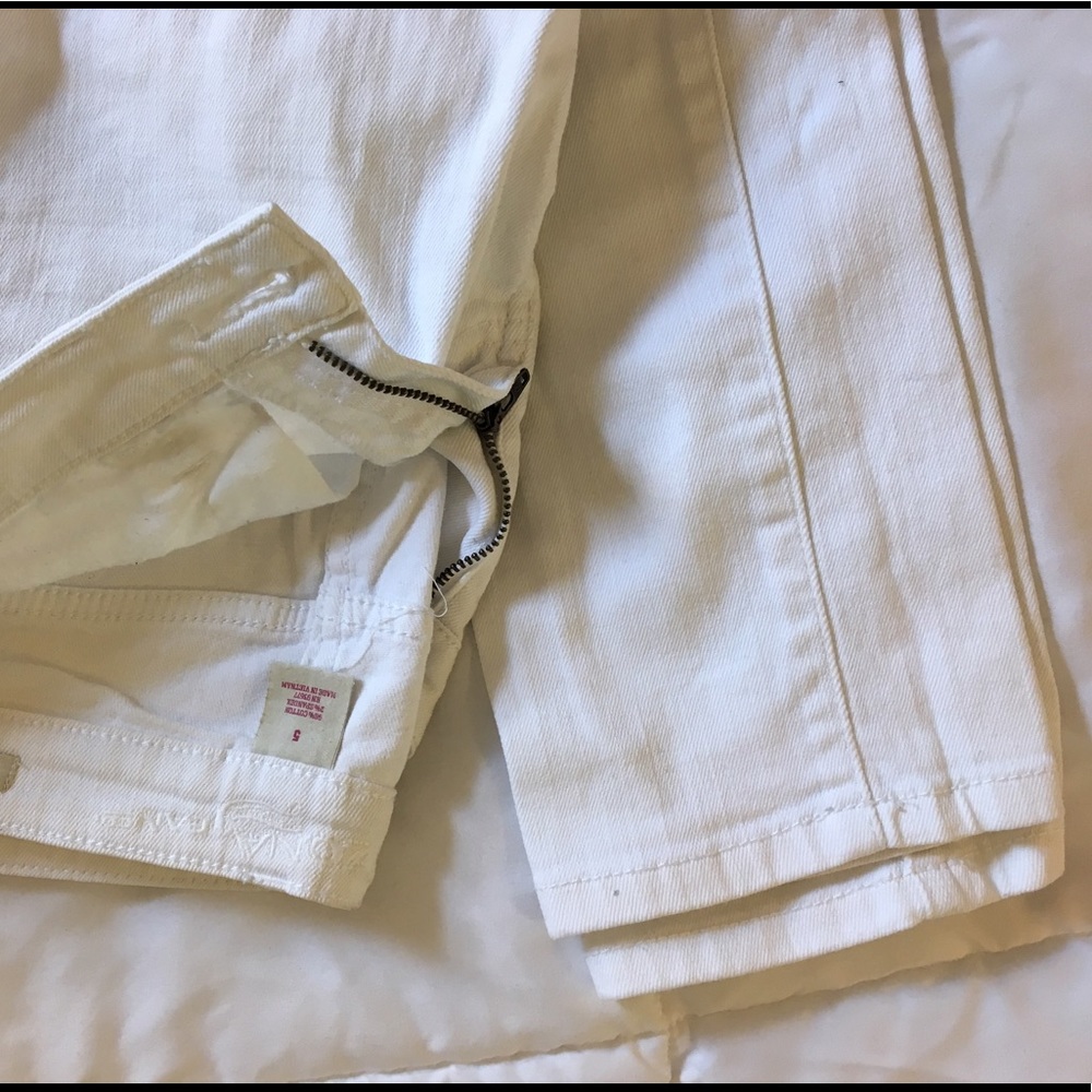 Sz. 5 Super skinny white skinny jeans