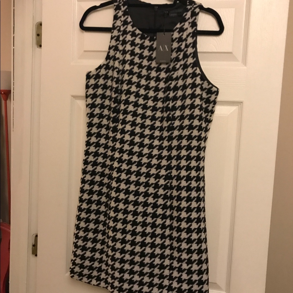 Brand New: Armani Exchange Houndstooth Dress