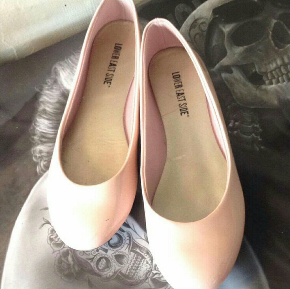 Lower east side pink/nude flats