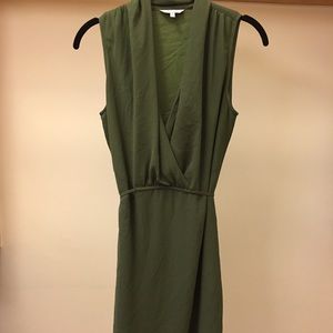 Green naked zebra dress