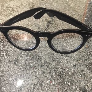 Sexy Black Round Frame Glasses