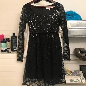 Sequin Francesca's semi formal dress