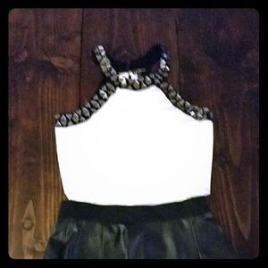 Jewelled sleeveless top