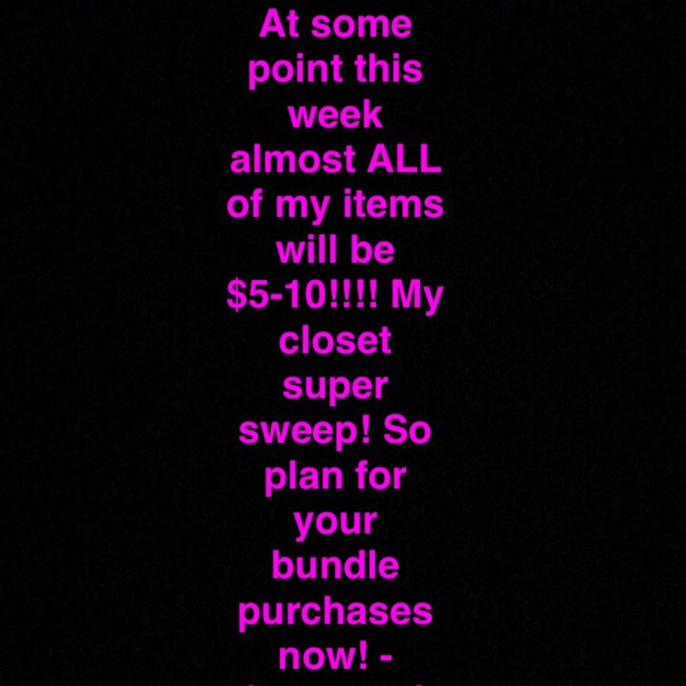 CLOSET SUPER SWEEP COMING