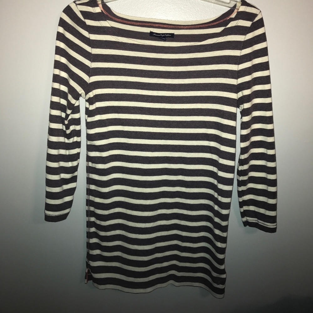 Half Sleeve Stripped Shirt