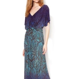 Trina Turk batwing dolman Maxi dress