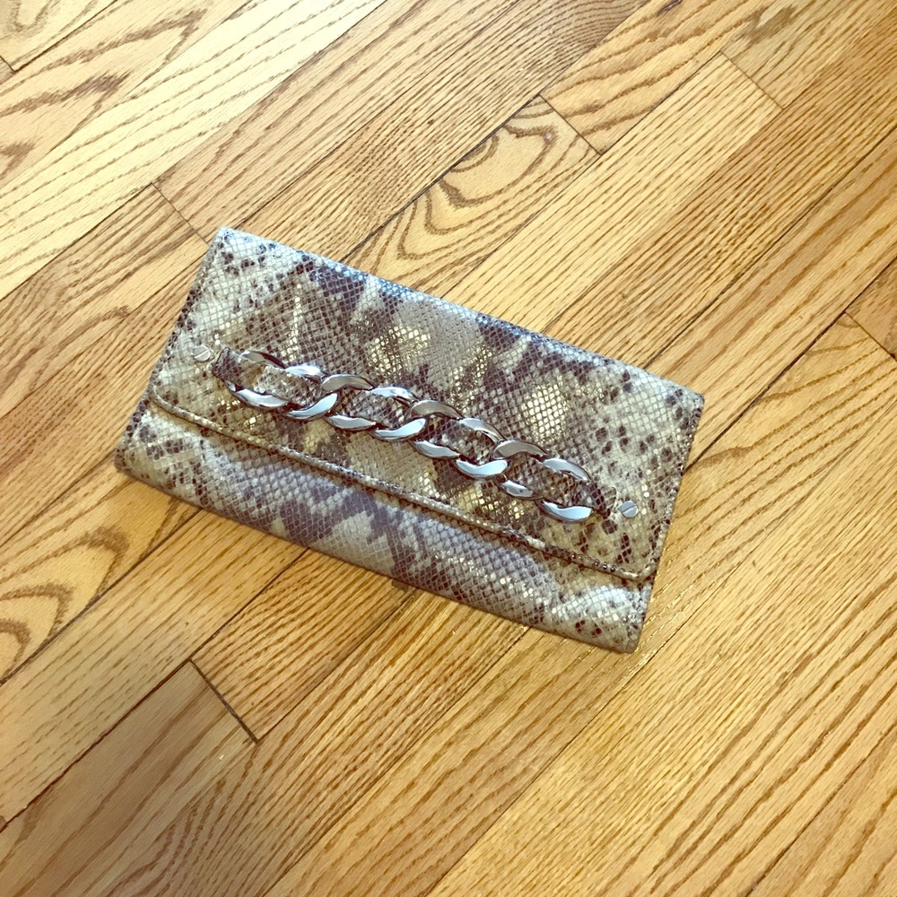 Michael Kors Snakeskin Clutch