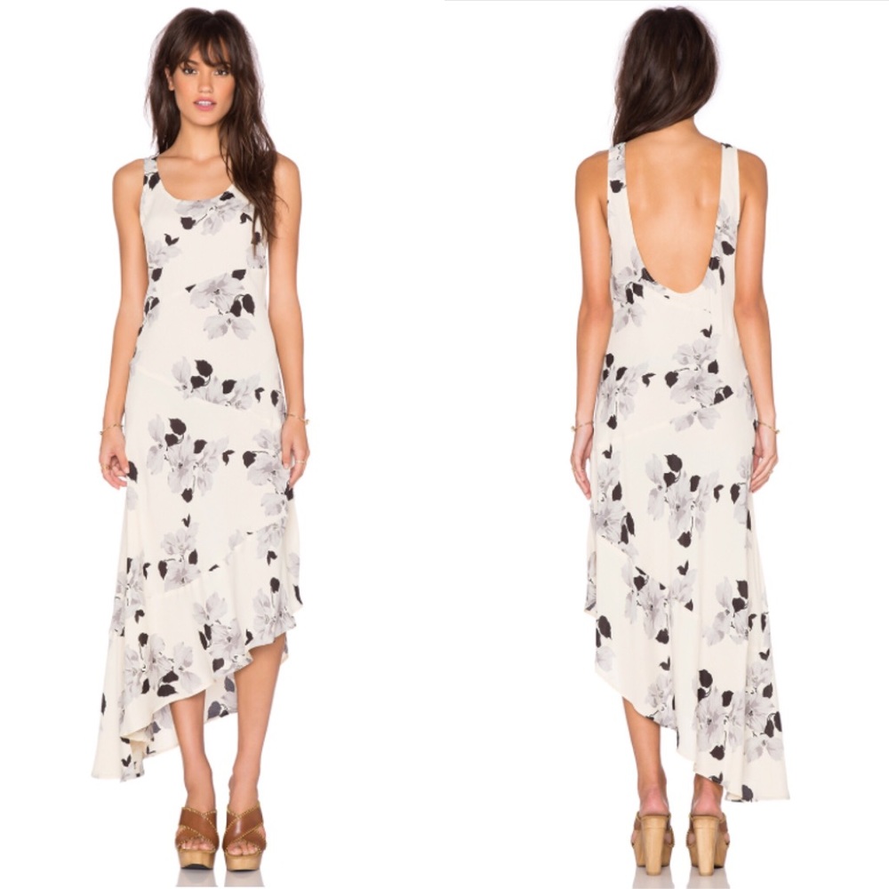 Privacy Please Backless Flowy Floral Dress