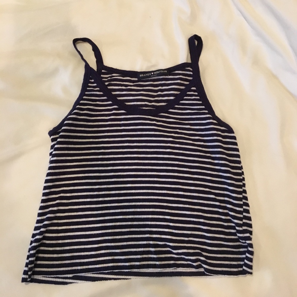 brandy melville striped tank top
