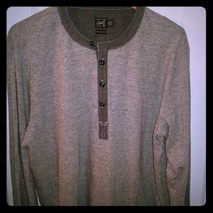 *NEW* XL Grey Henley Shirt