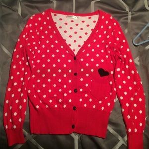 Polka dot sweater