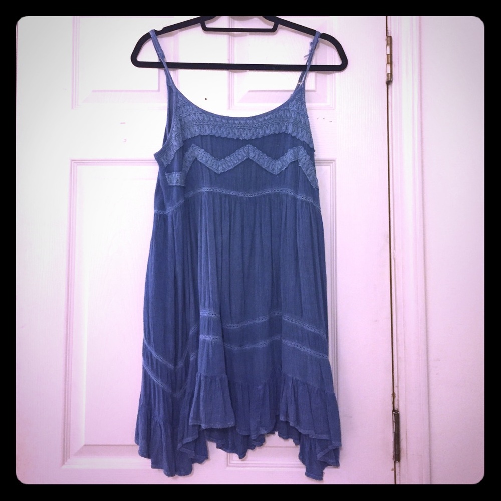 Blue dress