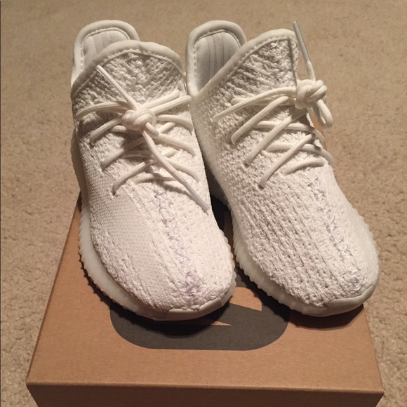 Yeezy 350 V2 Triple White/Cream White - Picture 1 of 4