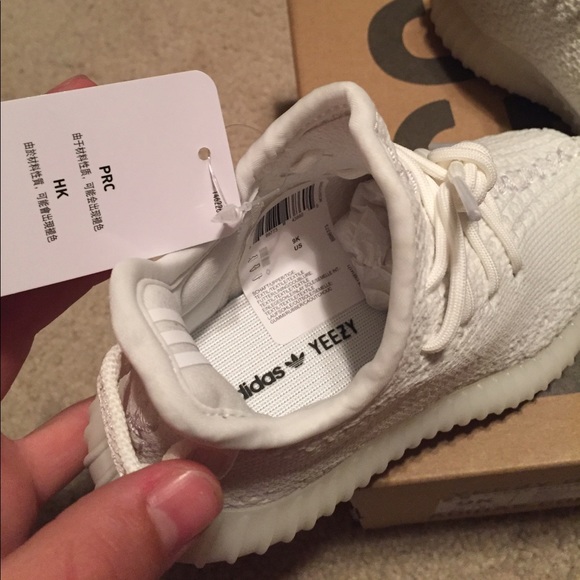 Yeezy 350 V2 Triple White/Cream White - Picture 3 of 4