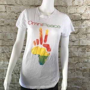 Junk food Omni peace graphic tshirt