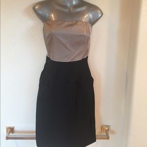 BANANA REPUBLIC TUBE TOP/ GRAY-BLACK