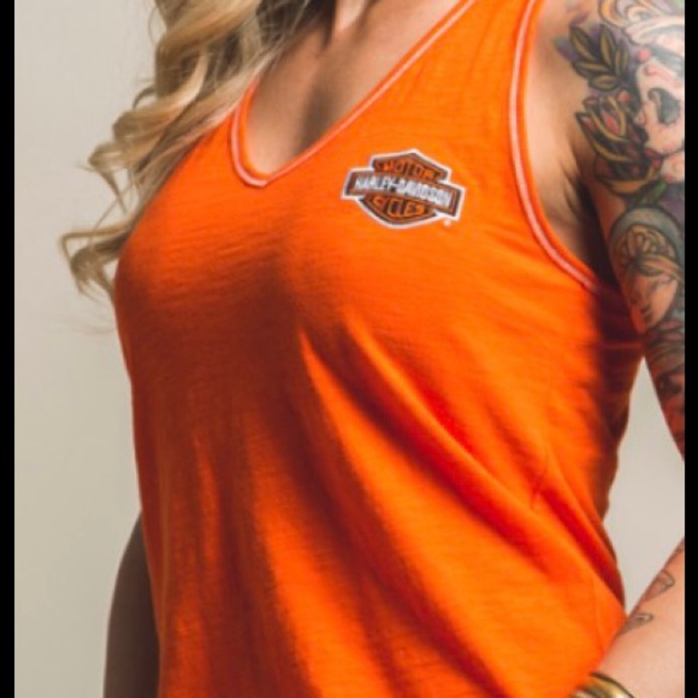Harley-Davidson Racerback V-Neck Sleeveless Tank
