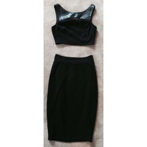Gorgeous Bailey 44 Crop Top & Pencil Skirt set